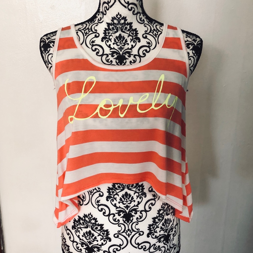 LAST ONE! “Lovely" crop top